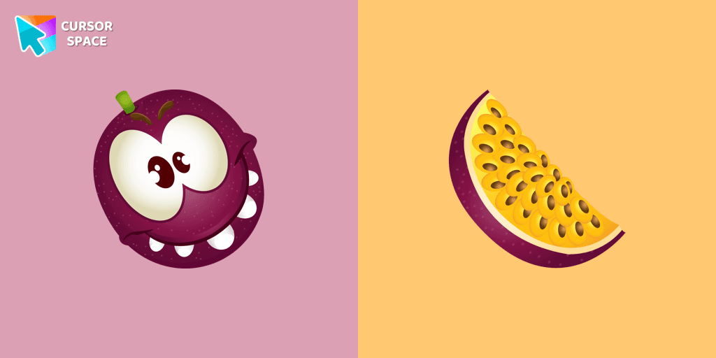 Passion Fruit cursor cursor pack